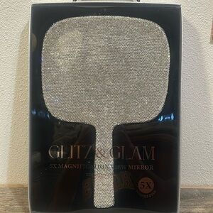 Glitz & Glam Rhinestone Magnifying Mirror